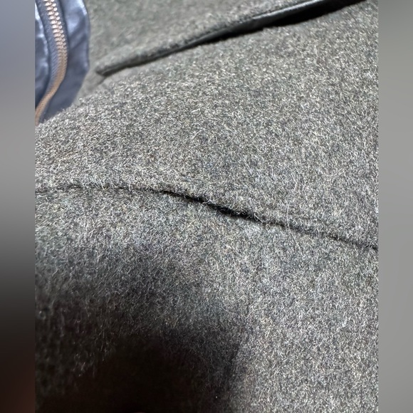 The Limited Women’s Wool Blend Military Utilitarian Army Green Blazer Jacket XS - Picture 10 of 15